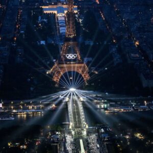 Jeux Olympiques 2024 Tour Eiffel éclairée