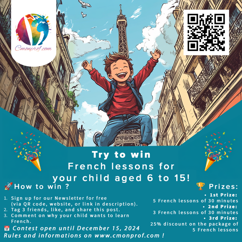 Try to Win Free Online French Lessons For Your Child