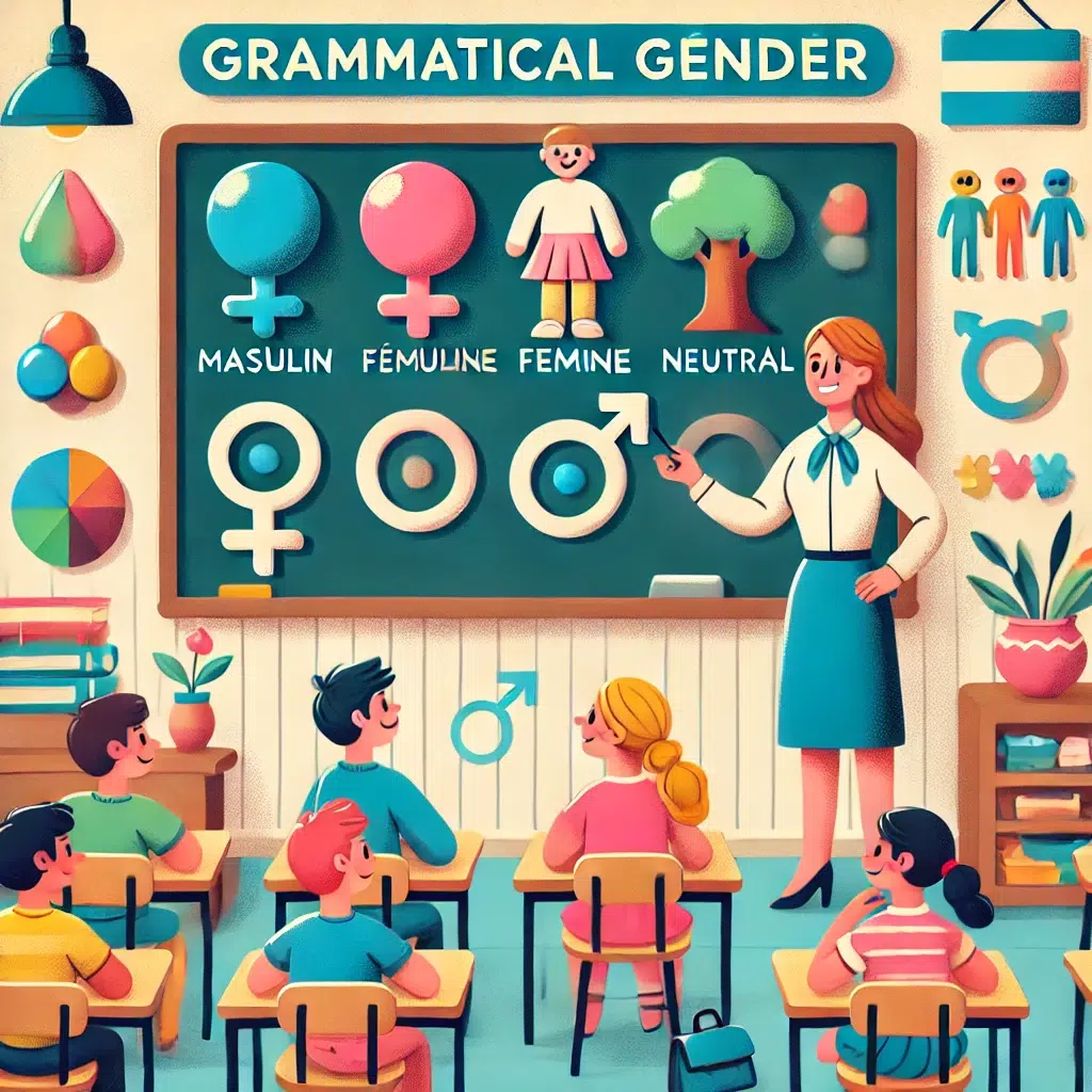 Origin of Word Genders in French: Masculine, Feminine, Neuter?